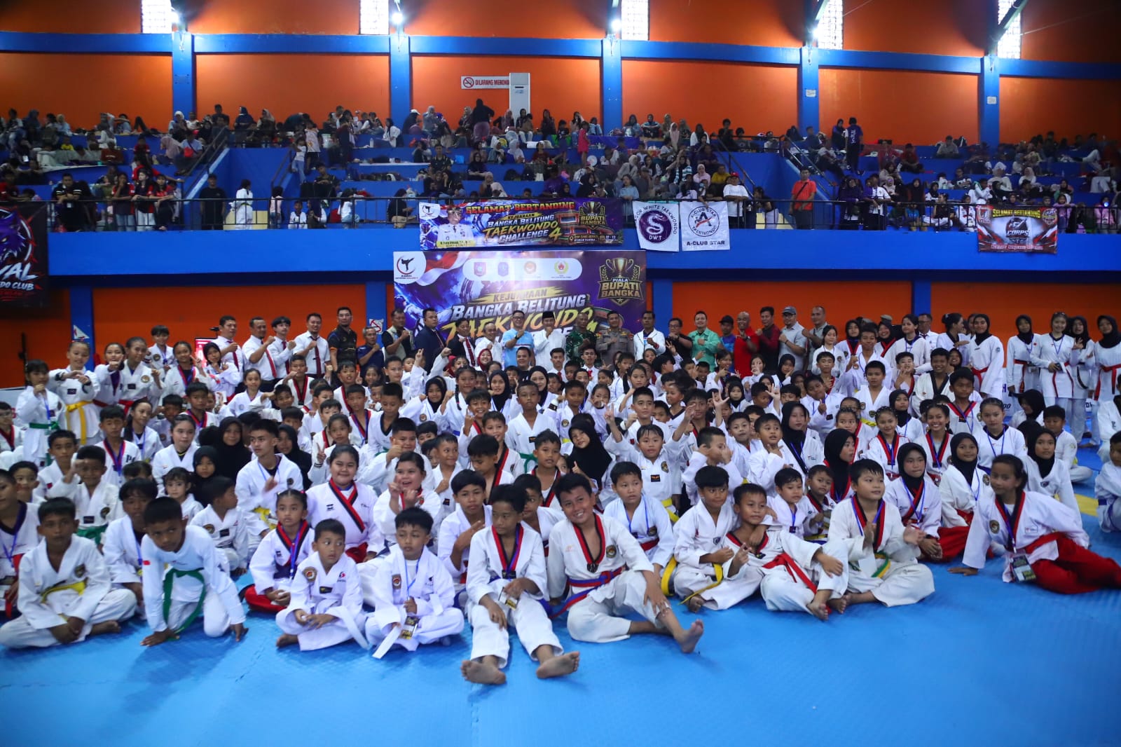 Bupati Bangka Buka Kejuaraan Taewondo Challenge 4 Se Provinsi Babel